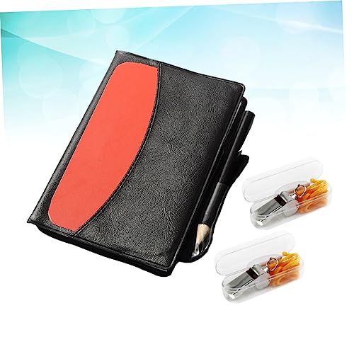 Kit de silbatos y tarjetas para árbitro de fútbol, 2 piezas miniatura 4