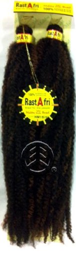 RastAfri Malibu Afro Kinky Braid (18", 1B)