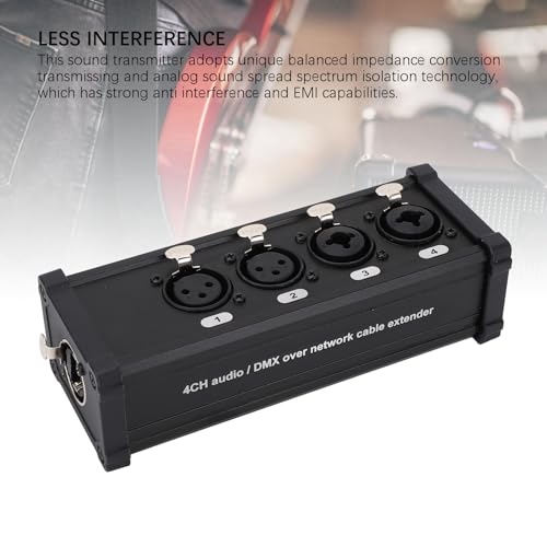Transmisor de sonido XLR multi-canal convertidor de impedancia equilibrada pasivo 5