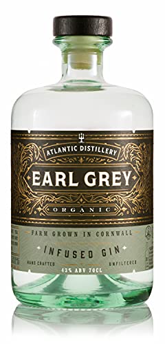 Atlantic Distillery - Organic Earl Grey Gin. 70cl 43% Produced and Bottled in Cornwall