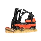 【Verbessern Sie Ihr Aquarium】 Verwandeln Sie Ihr Aquarium mit diesem detaillierten Gabelstaplerdekor, das Ihrer aquatischen Umgebung Tiefe und visuelles Interesse verleiht.