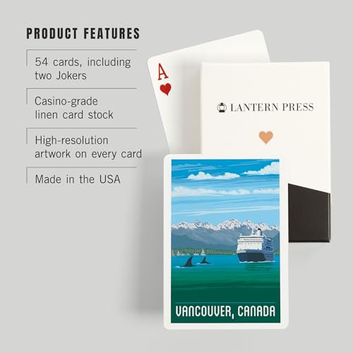 52 Cartas Póker Lantern Press Vancouver Canada miniatura 3