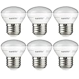 Sunlite LED R14 Mini Flood Light Bulbs, 4 Watts (25W Equivalent), 250 Lumens, Medium (E26) Base, Dimmable, ETL Listed, 2700K Soft White, for China and Curio Cabinet Light, 6 Count