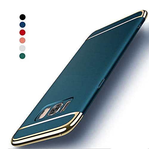 NAISU Galaxy S8 Plus Case, Samsung Galaxy S8 Plus Back Cover, Ultra Slim & Rugged Fit Shock Drop Proof Impact Resist Protective Case, 3 in 1 Hard Case Only for Samsung Galaxy S8 Plus - Dark Green
