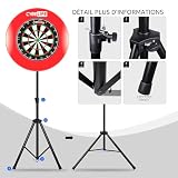 CyeeLife support mobile pour cible de fléchettes, hauteur 199 cm photo 3
