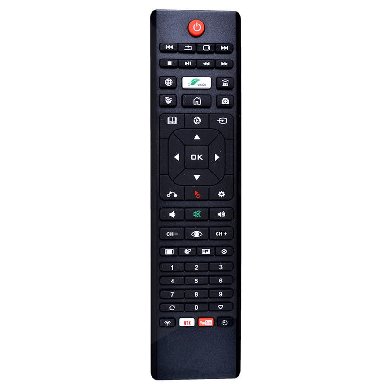 LED 516 Compatible Remote Control for Beston, World VW32S, Kevin HD Ready Smart LED/LCD TV (Please Match Buttons with Your Old Remote Before Placing Order)-image-18