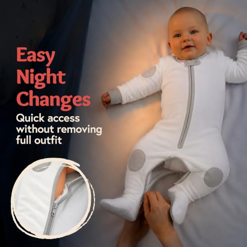 Image of baby deedee Double Zipper Onesies, Sleepsie Cuddly Warm Footie Pajama