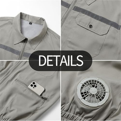 Kuchofuku, Kuchofuku Air-Conditioned Work Jacket, Outdoor Work Uniform Jacket With Cooling Fans for Working Cycling Outdoor4
