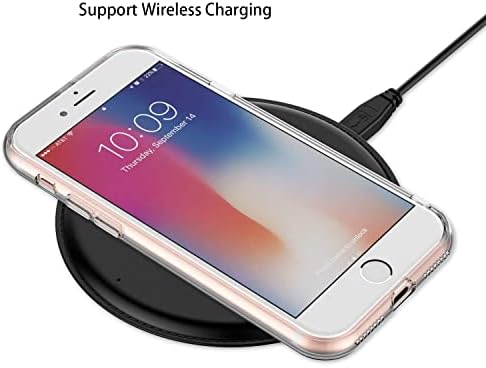 Crystal Clear Transparent SE 2020, iPhone 7 and 8 Gel Case | Comes with Anti-Scratch, Shock Absorption and Anti-Yellowing Protection | Slim-Fit Soft Silicone Cover | Supports Wireless Charging
