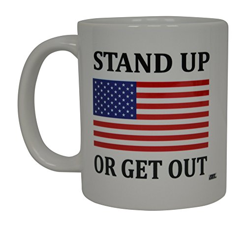 Cheapest ๐ Republican Conservative Coffee Mug USA Flag American Stand Up Or Get Out Novelty Cup National Anthem Gift For Men Dad Father Husband Military Veteran Conservative USA Flag Cheapest ๐ Republican Conservative Coffee Mug USA Flag American Stand Up Or Get Out Novelty Cup National Anthem Gift For Men Dad Father Husband Military Veteran Conservative USA Flag