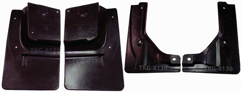 K1AutoParts Front and Rear Splash Guard Mud Flap Fender for Toyota Hiace Commuter 2005-2018