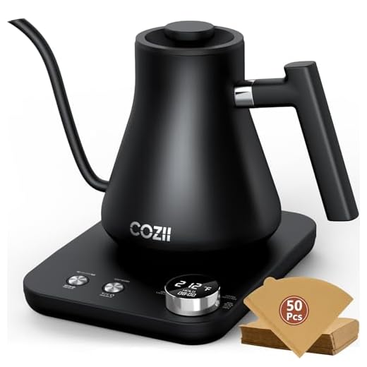 COZII Gooseneck Electric Kettle with Keep Warm Feature