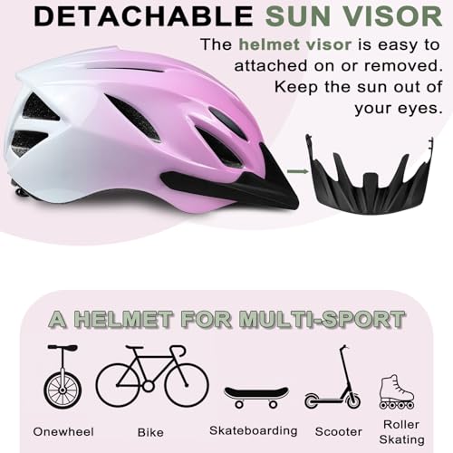 Bike Helmet Adult Women Men – Safety Certified Bicycle