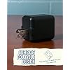 Smartish 2 Port USB Wall Charger - Charge Shack Maximum Speed 4.8 Amp Quick Charger Compatible with iPhone Android and All USB Devices (Silk) - Black