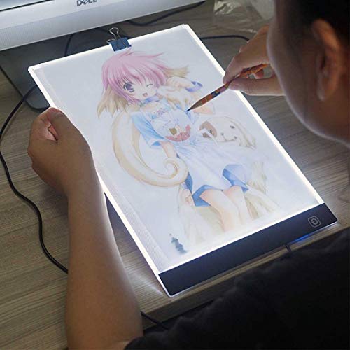 LCD painting 5W 3.5mm Ultra-thin USB A4 Paper LED Copy Pad Dimmable Digital Board Copy Desk Art Drawing Tracing Stencil Table Board.