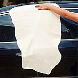 【Fuerte absorción de agua】 La estructura de poros dérmicos, fuerte absorción de agua, no deja marcas de agua al frotar el automóvil.