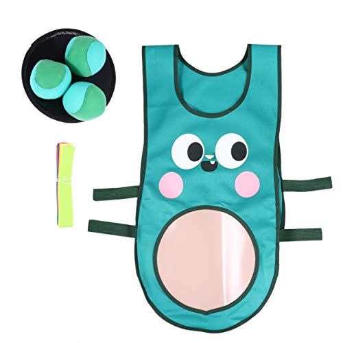 BESPORTBLE Colete de Bola Pegajoso Conjunto Colete de Alvo Pegajoso Brinquedo de Esportes Ao Ar Livr