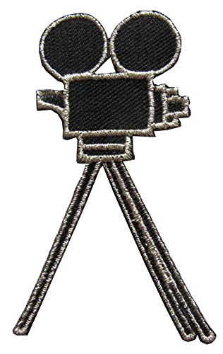 RePro-1 Substrata by The Unfinished 7 ETDesign #E03583 Movie Film Camera Embroidery Iron On Appliqué Patch -2.65" by 2.25" inch
