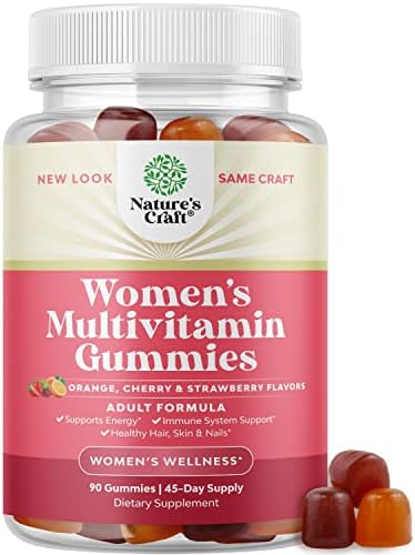 Delicious Daily Multivitamin for Women Gummies - Women's Multivitamin Gummies for Adults Energy and Immunity - Gummy Vitamins for Women's Health and Wellness - Non-GMO Gluten Free and Halal 90 Count