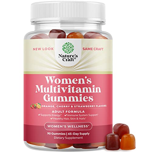 Delicious Daily Multivitamin For Women Gummies - Women's Multivitamin Gummies For Adults Energy And Immunity - Gummy Vitamins For Women's Health And Wellness - Non-Gmo Gluten Free And Halal 90 Count #TOP4