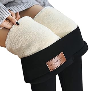Women Winter Warm Sherpa Fleece Lined Leggings, Thermals Thick Warm Fleece Lined Winter Stretchy Pencil Leggings Pants