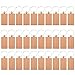 Bopfimer 30 Piezas de Llavero de Madera Rectangular en Blanco Llaveros de Madera de Bricolaje Etiquetas para Llaves Que Pueden Grabar Regalos de Bricolaje