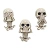 POFET 3Pcs Skull Car Air freshener Vent Clip, Charm Gothic Skull Ornament Car Accessories for Car Interior Aromatherapy Deco #1