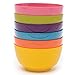 French Bull Melamine Small Bowl For Dessert, Appetizers or Cereal (Set of 6), 700ml, Multicolor