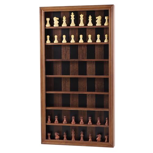 Tablero de Ajedrez de Pared Vertical de Madera 28.5x15.4 in miniatura 1