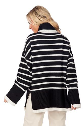 Image of Mud Pie Women's Women Dunn Striped Sweater
