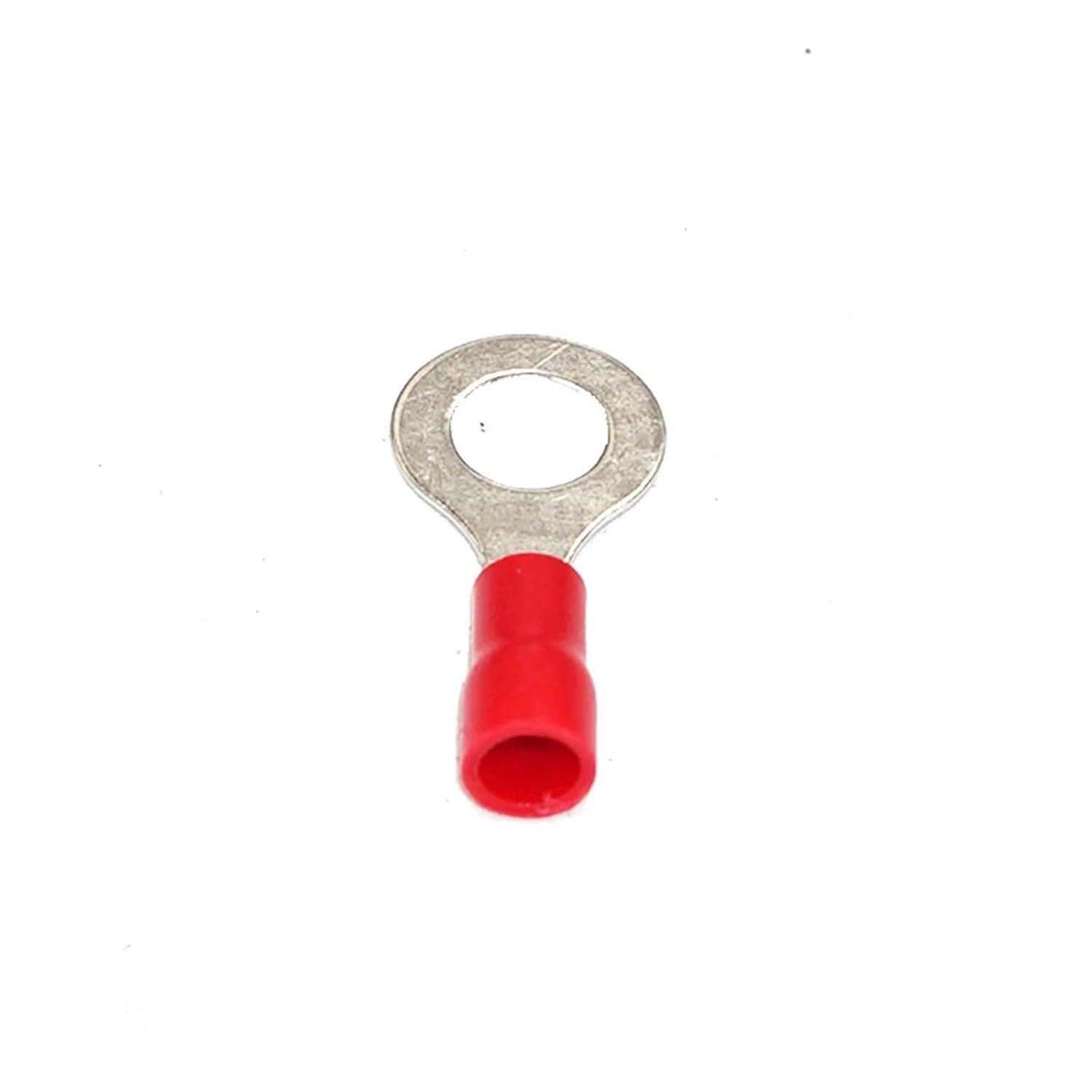 RV1.25-4 1000PCS 22-18 AWG #8 Red Insulated Ring Terminals Electrical Crimp Connector VUQLDHAYZ