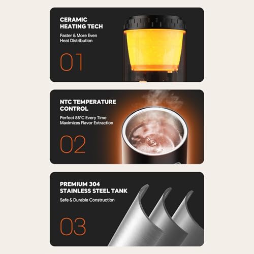 Cafetera portátil de cápsulas y café molido con batería 100W 100 mL miniatura 7