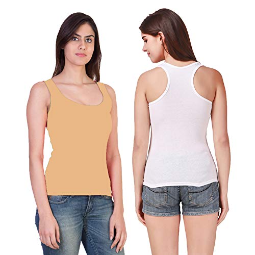 Image of Camisole Tank Top Vest Racerback Sando Camis for Women, Girls (Pack of 2)