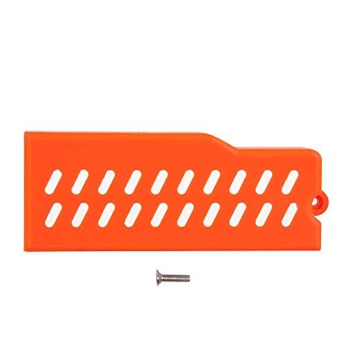 WORKER Mod F10555 Extended LiPo Battery Cover 3D Printed for Nerf Stryfe Toy (Orange)