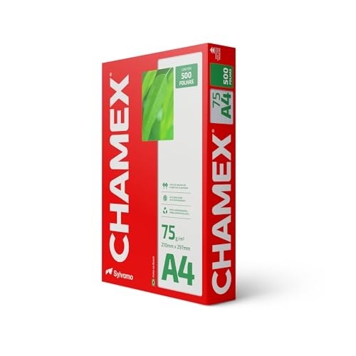 Chamex - Papel Sulfite, A4, 75g, 500 folhas Chamex - Papel Sulfite, A4, 75g, 500 folhas