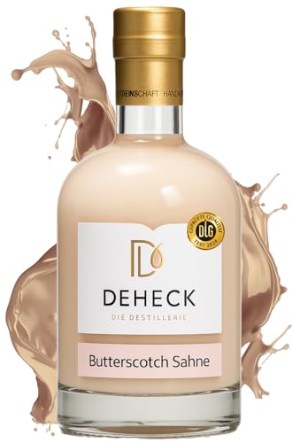 Butterscotch Sahnelikör | cremiger Butterscotch-Likör | 17% vol. & 0,5 L | Deheck original...
