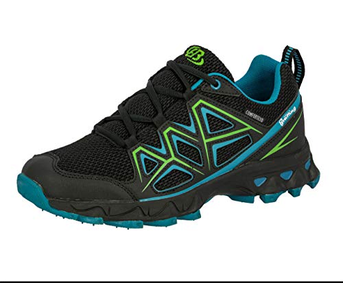 Brütting Power, Scarpe da Arrampicata Basse, Uomo, Nero (Petrol/Green), 36 EU