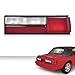 Tail Lights Assembly, w/o Bulbs, Compatible with Ford Mustang LX 1987 1988 1989 1990 1991 1992 1993, Tail Lamps Rear Brake Lights Right