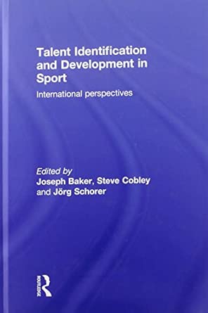 Talent Identification and Development in Sport: International Perspectives book cover