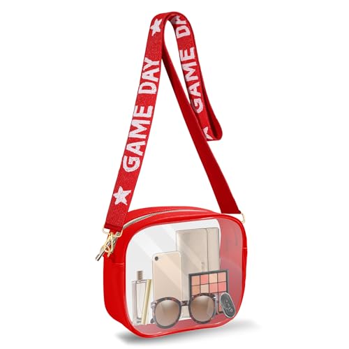 Sac transparent de stade avec anse en perles pour concert et match