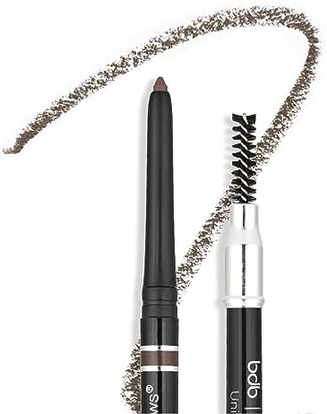 Billion Dollar Brows Universal Eyebrow Pencil – Dual-Ended Design with Precision Tip & Spoolie, Matte Finish, Waterproof, Easy to Use, Vegan & Cruelty-Free for Perfectly Defined Brows