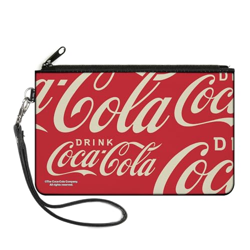 Buckle-Down Coca-Cola Canvas Zipper Wallet