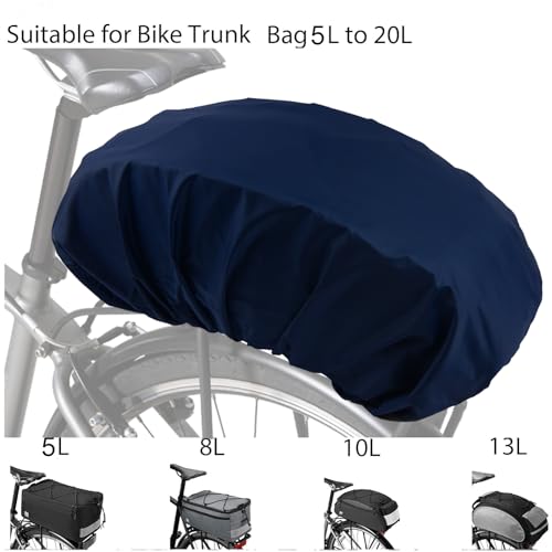 VAOLOAV 35L Bicycle Rear Rack Rain Cover Bike Basket Rain Cover Blue - image 7