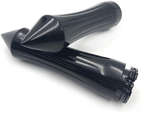 Miniatura 4 de HTTMT - Empuñaduras de mango de punta negra para motocicleta de 78 pulgadas compatibles con H-D Road KingUltraTouringVTX 1800Yamah Road Star