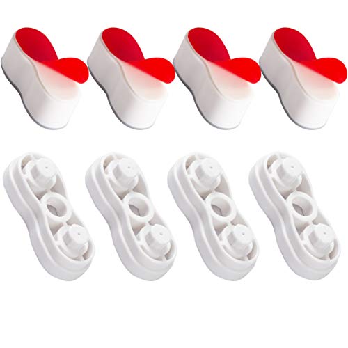 image for nobland Bidet toilet toilet seat (4 packs) rubber rubber toilet (with 