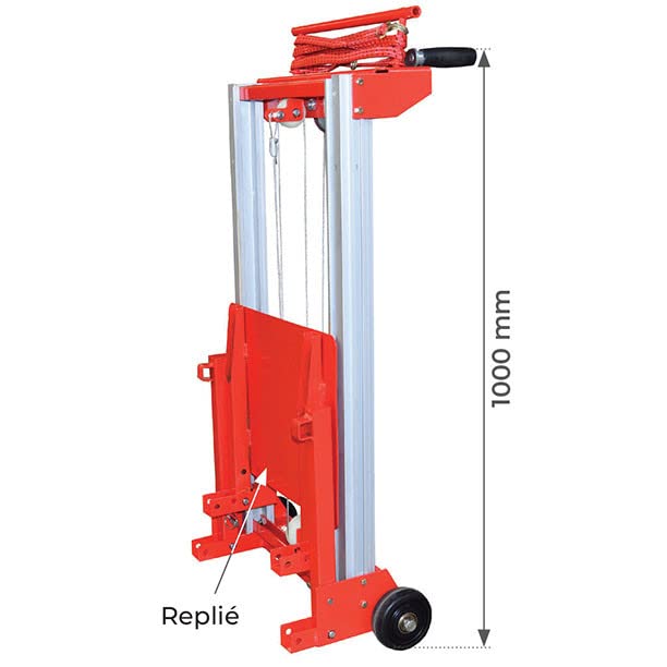 Stockman - Mini gerbeur Manuel transportable et Pliable 80 Kg 1250 mm - STD STOCKMAN