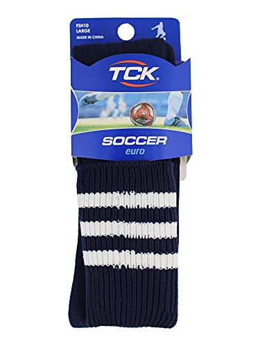 Image of Soccer Socks With Fold Down Top - European Style for Adults - Men and Women