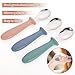 Pimoys 6-Pack Stainless Steel Toddler Spoons Baby & Kids Utensils for Self-Feeding Plastic Handle Dishwasher Safe