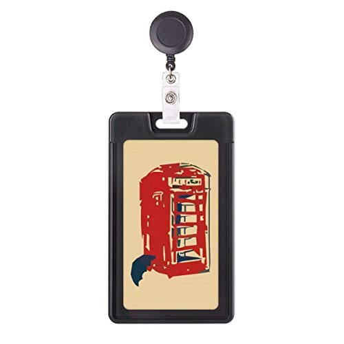 Porte-badge rétractable cabine téléphonique pour simplifier vos accès au bureau