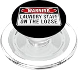 Photo Gallery segnale di avvertimento – lavanderia staff on the loose funny job quote popsockets popgrip per magsafe Photo Gallery segnale di avvertimento – lavanderia staff on the loose funny job quote popsockets popgrip per magsafe